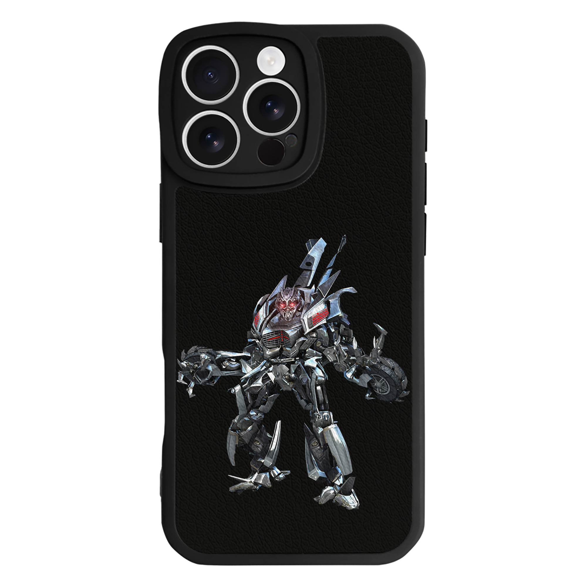 （画像用） Transformers トランスフォーマー 【iPhone 16シリーズ対応】シリコンスマホケース（レザー調） 材質：シリコン